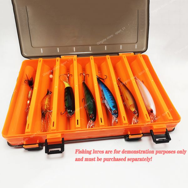 

large-capacity fishing bait storage box double-layer fishing bait box portable multi-grid fishing tackle storage box fishingfishing tackle b