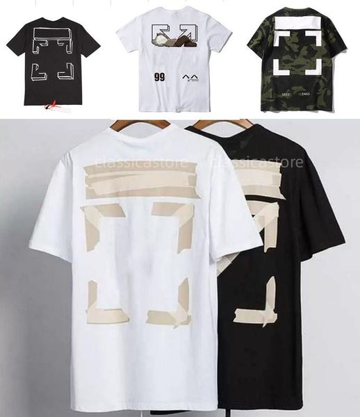 

offs fashion luxury mens t shirt designer brand t-shirts casual summer tees women back arrow x print t-shirt couples sports tshirts hip hop, White;black
