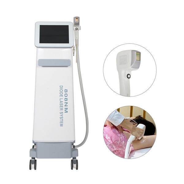 

selling diode laser hair removal machine 808nm laser hair remover beauty equipment, Black