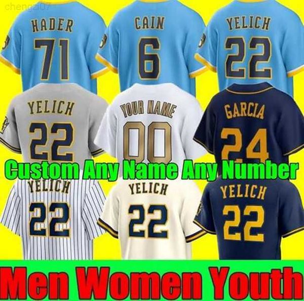 

brewers men women youth milwaukee 11 rowdy tellez 9 brian anderson 10 mike brosseau 6 owen miller 0 brice turang 45 luke voit 39 corbin burn, Blue;black