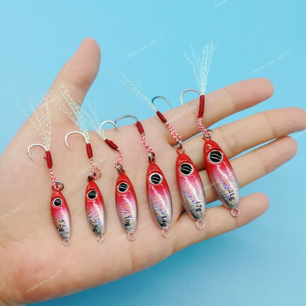

10pcs/lot micro metal jig fishing lure 5.5g/7.5g/10g/14g/17g/21g jigging spoon saltwater artificial bait fishing tackle fishingfishing lures