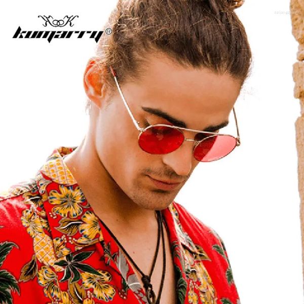 

Sunglasses KUMARRY Round Y2k Vintage Men/Women's Sun Glasses Brand Designer Sunglass Double Beams Goggles Vacation Gafas UV400