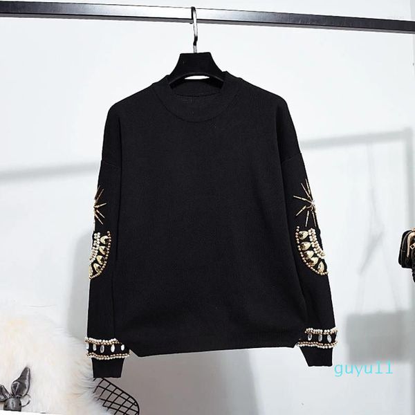 

women's two piece pants 2023 autumn women fashion beading embroidery, White