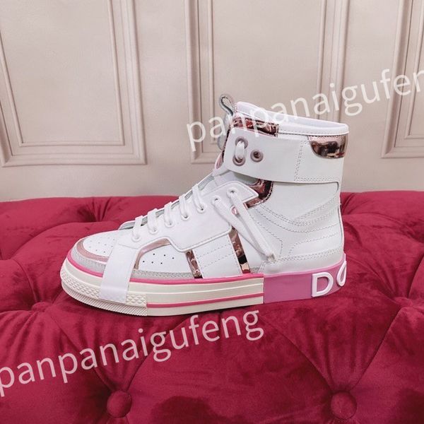 

2023 luxury men's sneakers designer white shoes leather sneaker platform women casual shoes, Black
