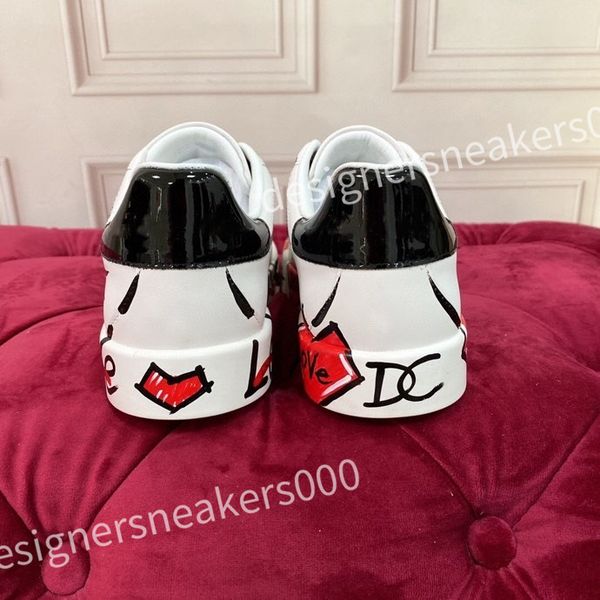 

2023 new designer casual shoes mens vintage striped sneakers women fashion shoe lace-up platform cotton sneaker, Red;white