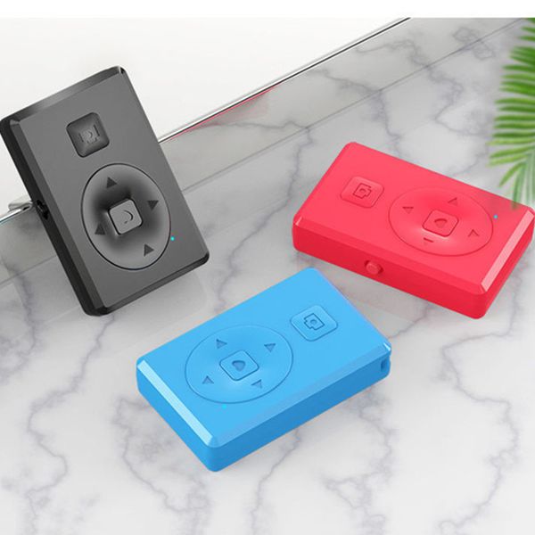 

6 key selfie shutter bluetooth remote control self timer fast camera/page turning/tik tok/live broadcast for iphone android phones with reta