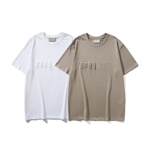 

men's polos t-shirt designer summer ess designert-shirt luxury tees womens god short sleeve hip hop streetwear clothing clothes, White;black