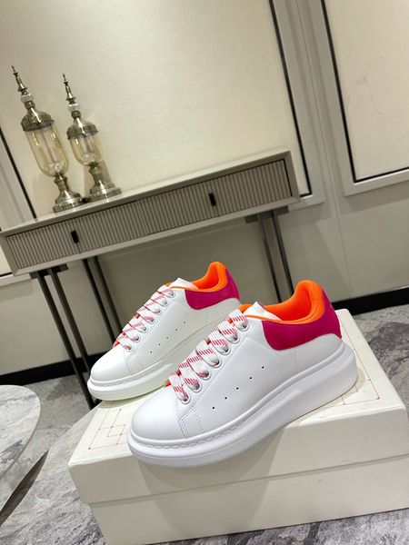 

2023 mens woman casual shoes thunder sneakers platform shoes runner trainer outdoor shoe knit fabric low high light rubber new colors 0414, Black