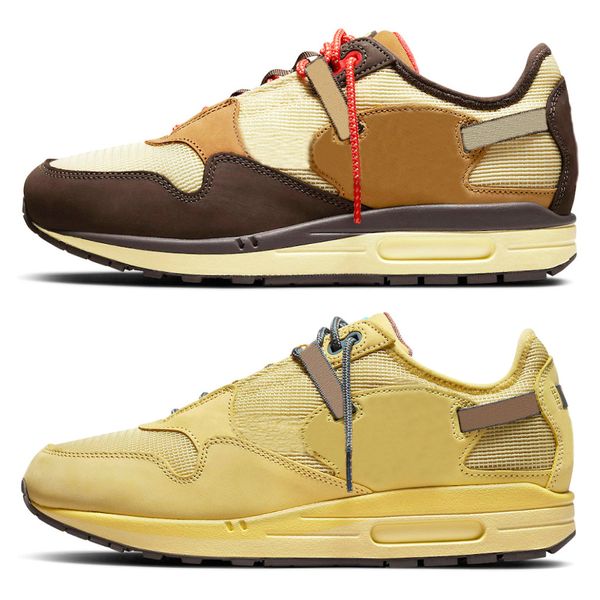 

2022 ts x 1 running shoes men women cactus jack baroque brown saturn gold cave stone wheat mens womens trainers sports sneakers size 36-45