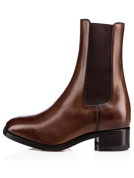 

elegance gentleman samson ankle boots boots black brown calfskin leather6918584