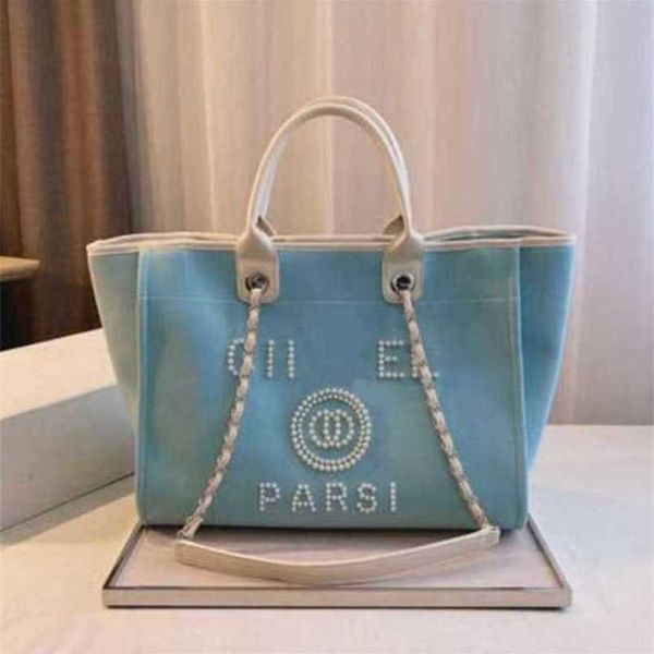 

60% off luxury classics women's handbags beach pearl canvas embroidered chain bag small large female pack backpack 5q9r