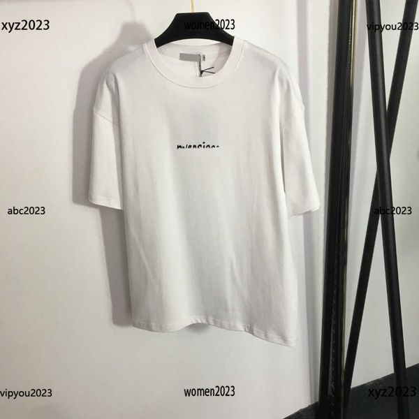 

women's t-shirt cotton tees short sleeves t-shirt three-dimensional letter offset printing t shirt size s-l summer fashion april15, White