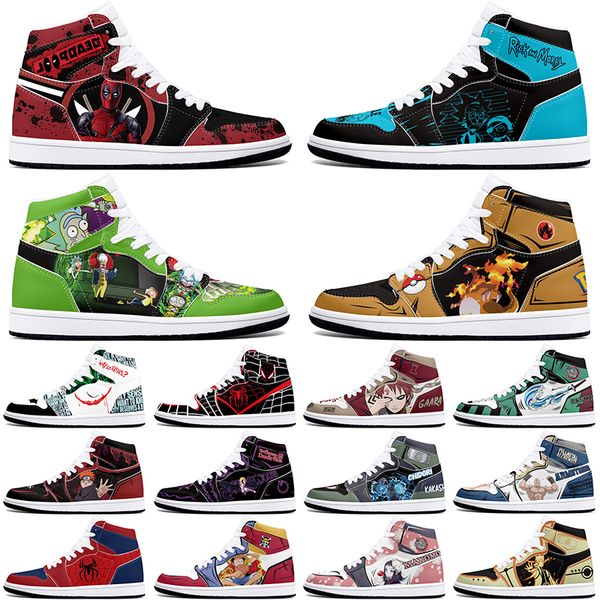 

DIY classics customized shoes sports basketball shoes 1s men women antiskid anime fashion loafers customized figure sneakers 36-48 316593