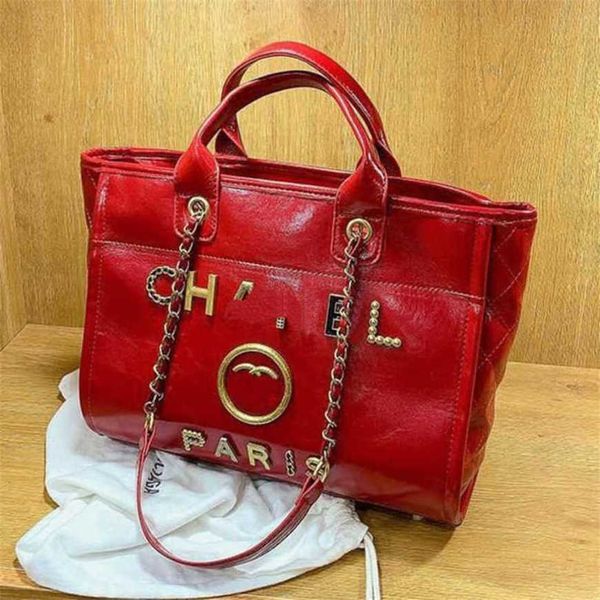 

80% off luxury handbags women's beach designers metal pearl letter badge tote bag small leather large female chain wallet backpack og37