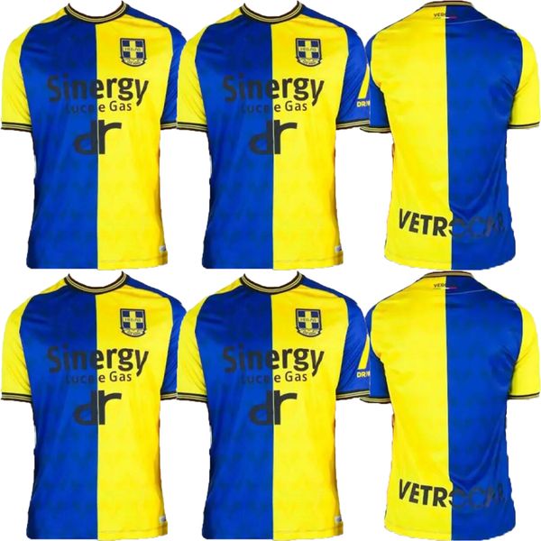 

2023 2024 hellas verona 120th anniversary soccer jerseys special faraoni barak lazovic kalinic caprari ilic simeone home football shirt men, Black;yellow