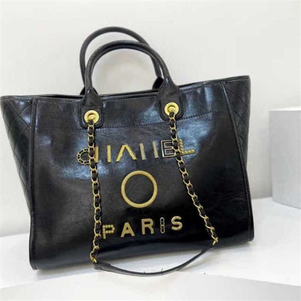 

80% off women's handbags luxury beach designers metal pearl letter badge tote bag small leather large female chain wallet backpack c70k
