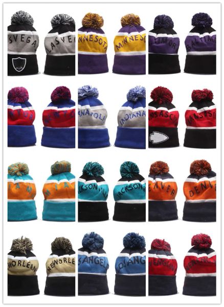 

New Football Beanies 2022 Knit Hat Cuffed Cap Hot 32 Teams Knits Hats Mix And Match All Caps Beanie