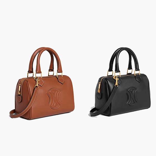 

fashion triomphe canvas duffle clutch bag leather boston celins tote women's mens luxury pochette travel handbag designer cross body en