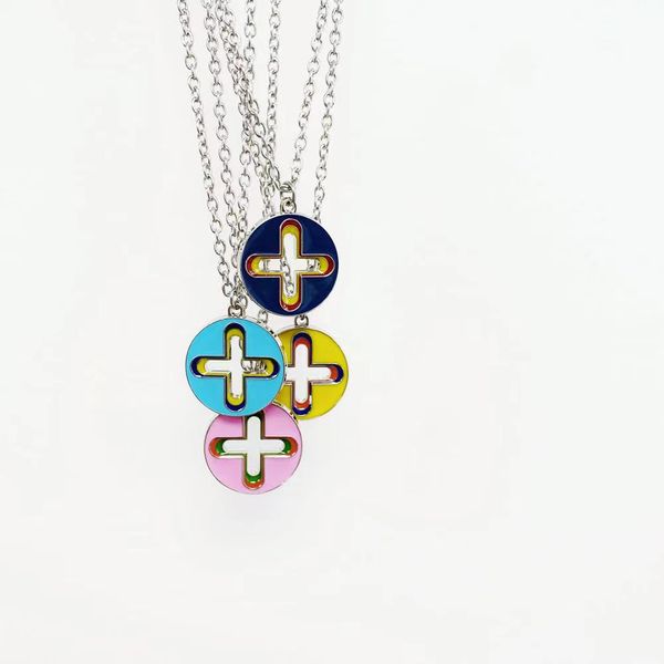

fashion pendant necklaces homer frank ocean hop punk lucky enamel drop glaze necklace for men women girls party jewelry 3ghm5, Silver