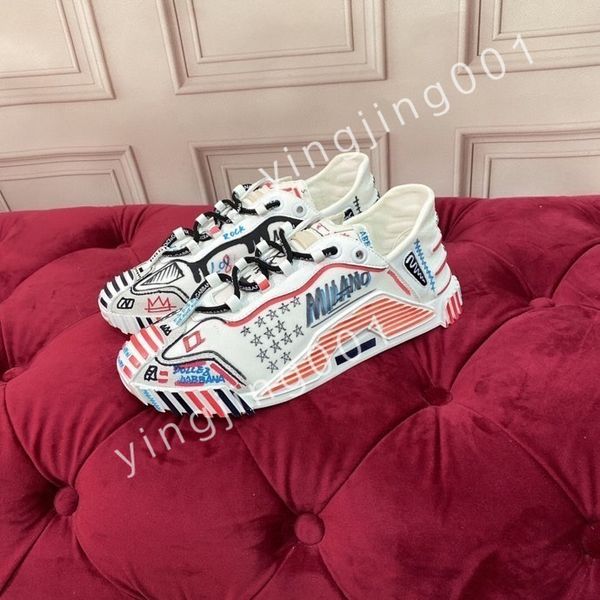 

2023 new famous runner mens sneakers shoes low-calfskin trainers white black famous skateboard walkin