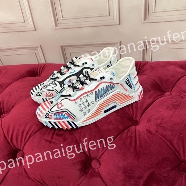 

2023 luxury casual shoes travel fashion white sports trainers women lace-up sneaker leather flat bottom designer shoe platform lady sneakers, Black