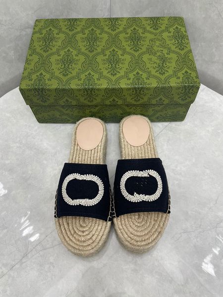 

summer luxury sandals designer women flip flops slipper fashion genuine leather slides metal chain ladies 0412, Black