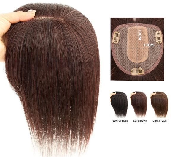 

100% human hair ers toupee with bang for women thinning. 5"x5" realistc skin hairpiece toupee for women 8",12" light bro, Black;brown