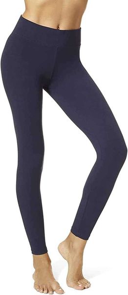

hue women's cotton ultra legging with wide waistband assorted, Black