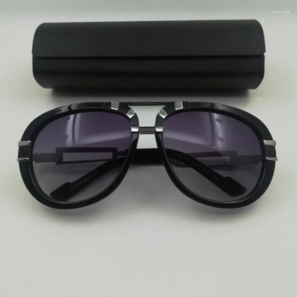 

Sunglasses Retro Ellipse Men 2023 Fashion Designer Rivet Sun Glasses For Women Vintage Shades Gafas De Sol Hombre