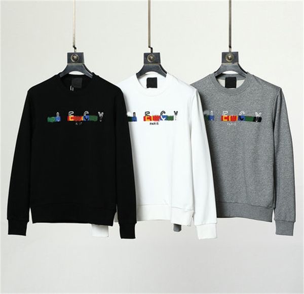 

designer mens hoodie spring autumn hip hop fashion pullover men women letter print labels embroidered printing couple sweatshirts hoodie, Black