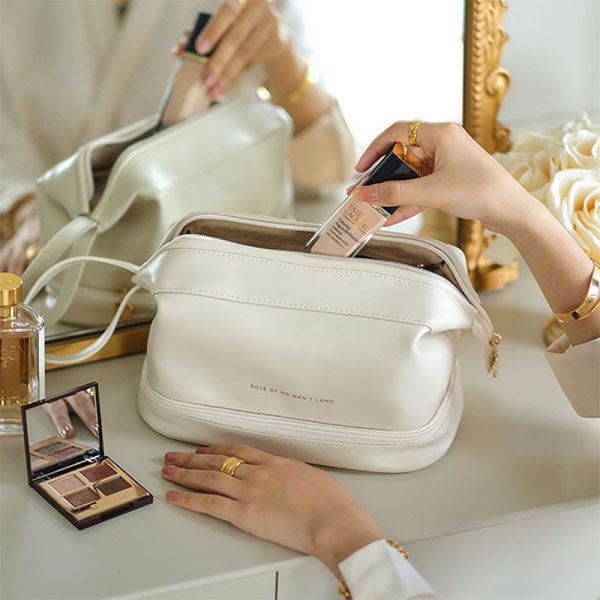 

travel cosmetic bag large capacity multifunction female storage make up case tool