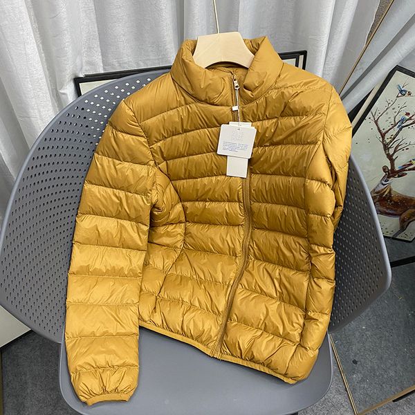

90 wdd thin down jacket for women with standing collar, Black