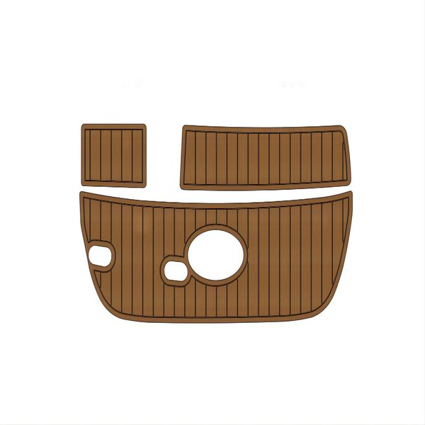 

quality 1998 crownline 266 swim platform boat eva faux foam teak deck deck floor pad mat