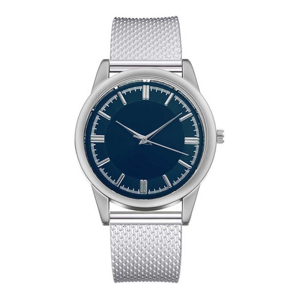 

men business watch men ultra-thin simple atmospheric watch business stainless steel mesh belt mechanical quartz wristband luxury monte watch, Slivery;brown