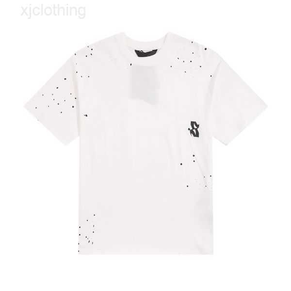 

2023 t shirt cotton short-sleeved fashion men and wo t-shirt couple models wo printed s-xl 4ozhi, White;black