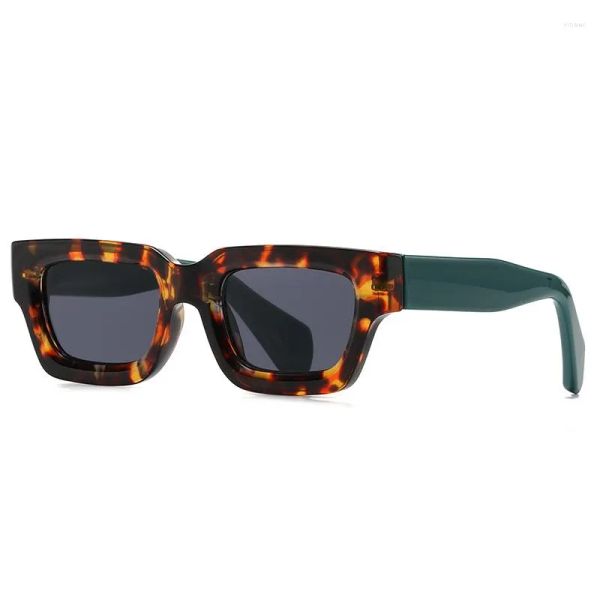 

sunglasses vintege square small women men rectangle brand designer sun glasses female shades for driving fashion, Black