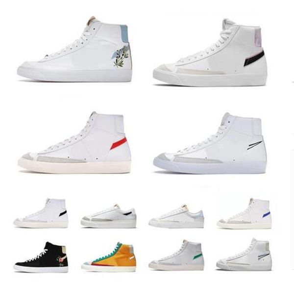 

blazer mid 77 men casual shoes women sneakers vintage white black indigo have a good game wolf grey university blue varsity red pomegranate