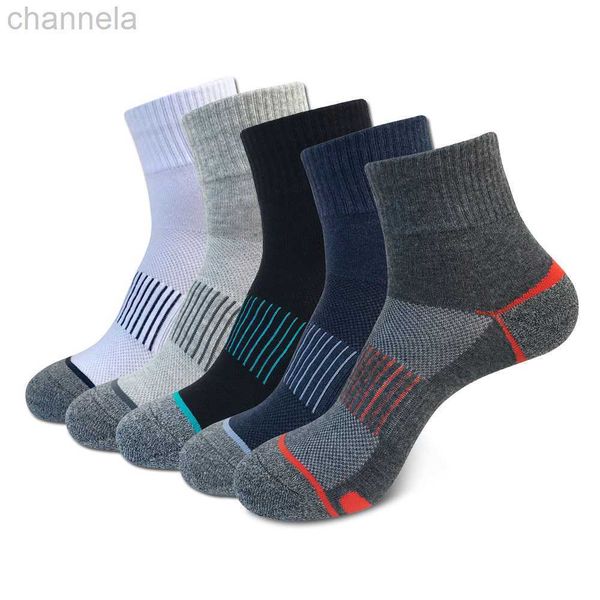 

men's socks casual breathable run sports male cotton winter men large size, Black
