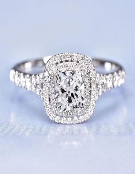 

2023 fashion brand rings for women r s925 sterling silver women039s ring luxury full diamond engagement ring woman v6946437