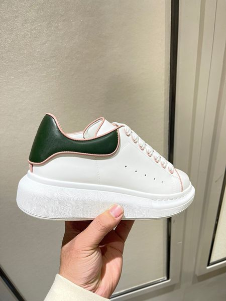 

2023new mens woman casual shoes sneakers platform shoes runner trainer outdoor shoe knit fabric low high light rubbe 0414, Black