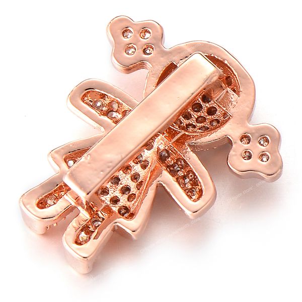 

trendy copper cz zircon boy girl family beads charms fit bracelet necklace diy jewelry charm beads accessories 2019 new fashion jewelrycharm, Silver