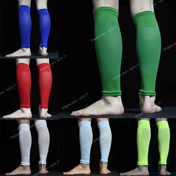 

team sportssoccer football sock breathable without feet socks professional football shin guards fixed leg warmers foot package to protect