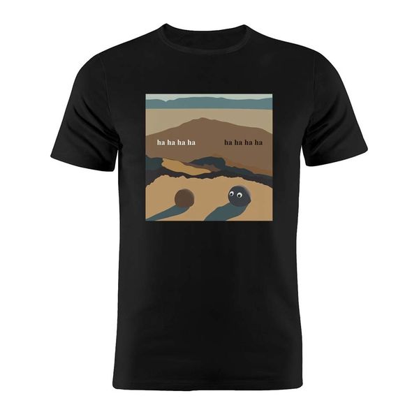 

mens tshirts 100% cotton t shirt everything everywhere all at once just be a rock silhouette gift tee 230417, White;black