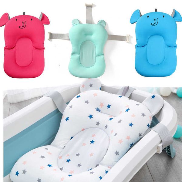 

bathing s seats foldable baby shower bath pad non-slip bathtub seat support 0-2 year old supplies rack accessories mat tub set cushion p2304