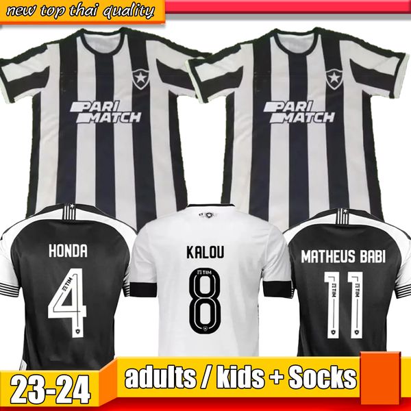 

tiquinho 2023 2024 botafogo soccer jerseys nascimento football shirts fans soares victor sa 23 24 matheus carlos alberto gabriel pires men s, Black;yellow