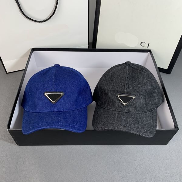 

designer ball caps luxury man and women cowboy washed old two dark colors with logo adjustable cap, Blue;gray