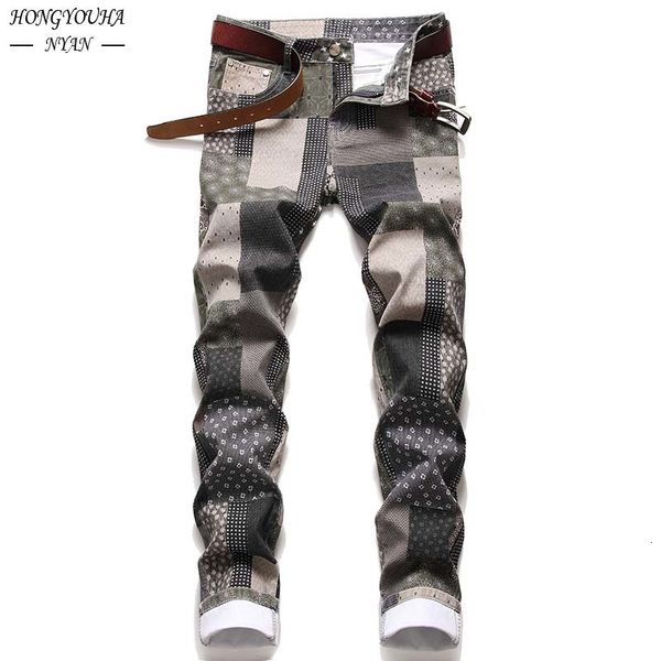 

men's jeans s luxury designer black fashion for casual streetwear cowboy pants y2k aesthetic elegant trousers 230417, Blue