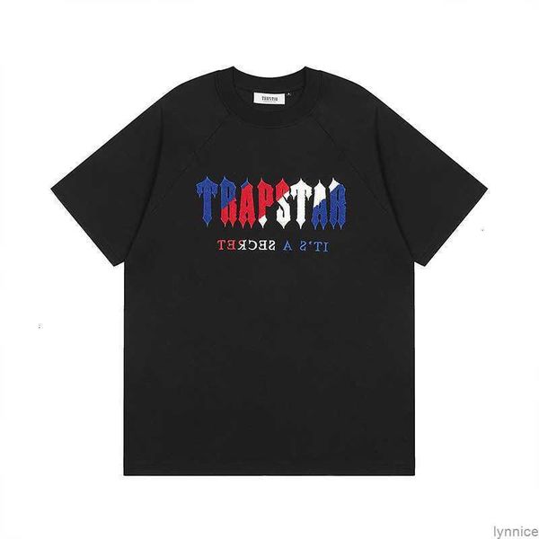 

mens designer trapstar tees luxury fashion t shirts womens brand short sleeve hip hop streetwear clothing clothes 2023 yd33, White;black