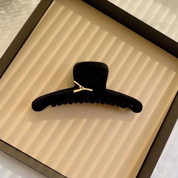 

classic headband designers hair clip for women letter barrettes luxurys designers hairclip fashion velvet headbands fashion accessories 13cm, Golden;silver