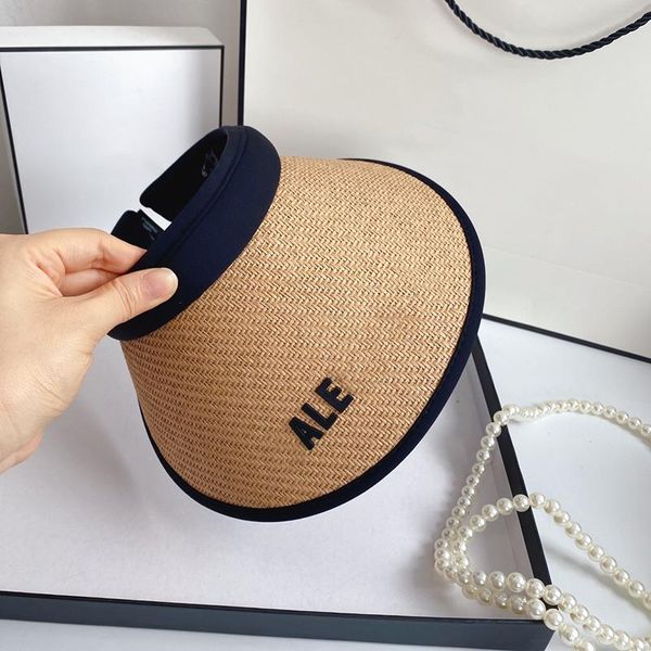 

mens caps designer visor hat sun visors for women fashion letter hats summer adjustable men womens visors luxury cap hat 2205124d, Blue;gray